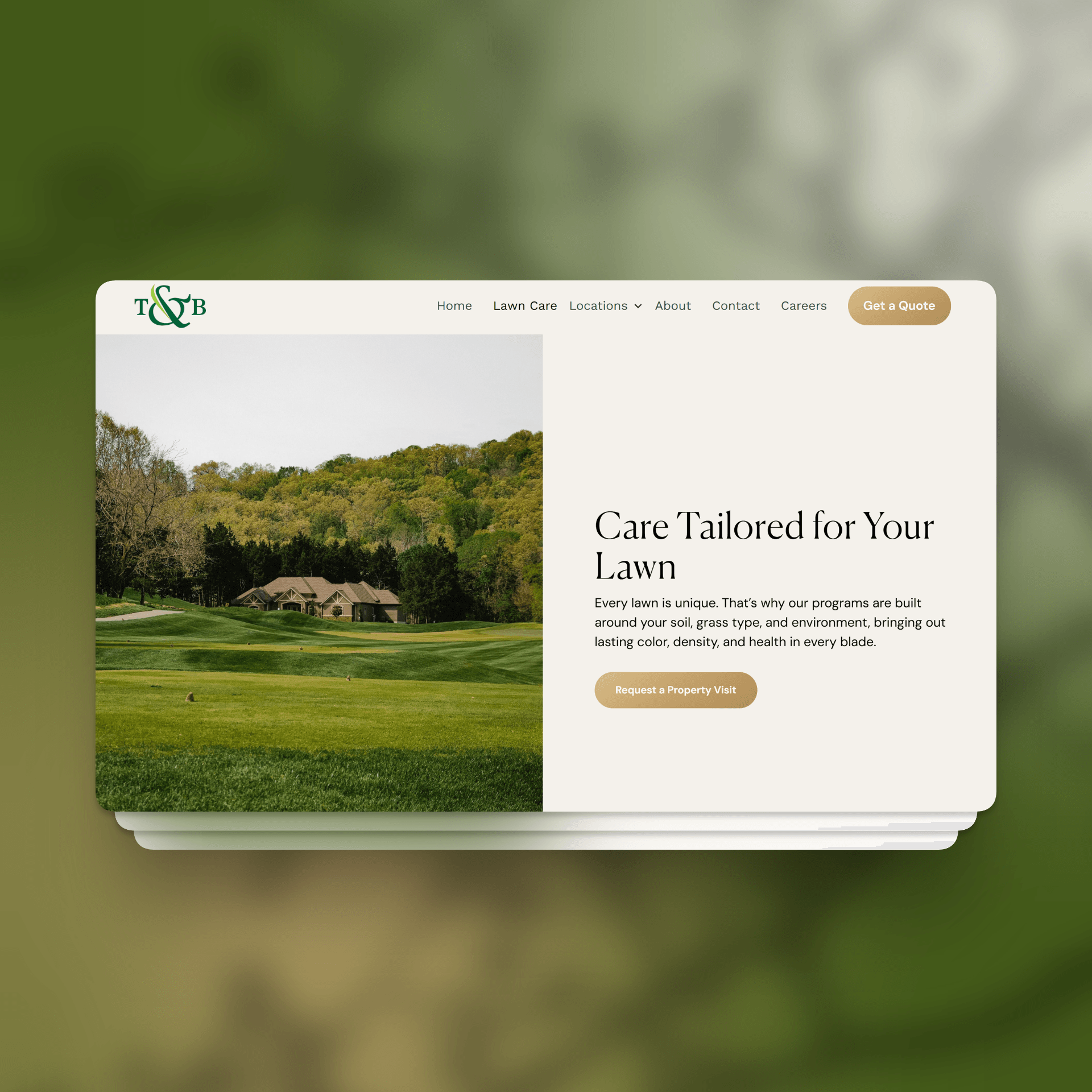 Teed & Brown, Design, build and SEO